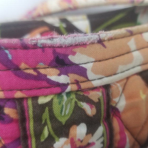 Vera Bradley English Rose Quilted Cassidy Shoulder Bag Turn Lock Wallet Set of 2 - Picture 3 of 15